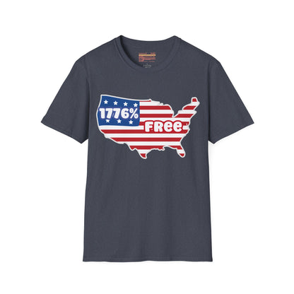 1776 percent Free,  July 4th Ultimate Comfort Unisex T-shirt