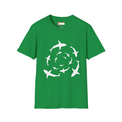 Graphic Designed Shark Attack Unisex Comfort Styled T-shirts