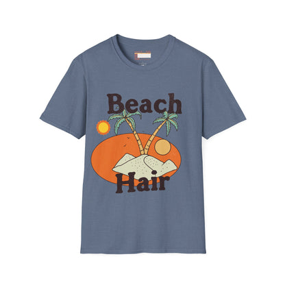 Graphic Summer Vibes Beach Hair Comfort Styled T-shirts