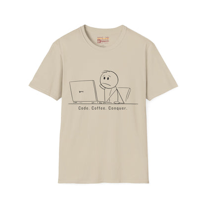 Minimalist Cartoon Character Graphic Urban Ultimate Comfort Unisex T-shirt