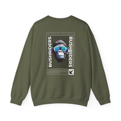 Graphic Designed Minimalist Bush Riders Crewneck Sweatshirt