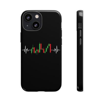 Bearish And Bullish Chart Candles (Stock Market) iPhone Case