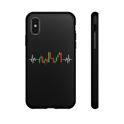 Bearish And Bullish Chart Candles (Stock Market) iPhone Case