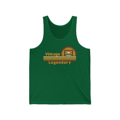 Vintage Legendary Graphic Ultimate Comfort Styled Unisex Tank Top