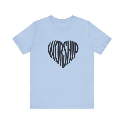 Worship T-shirt, Christian Shirts, Bible styled Tees, Shirt Gift For Her, Christian T-shirt Vibes, Religious Graphic Shirt