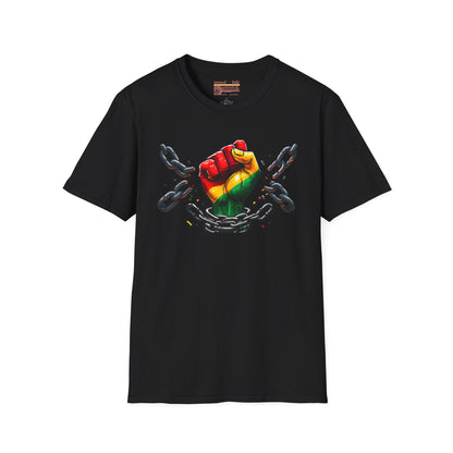 Celebrating Freedom Juneteenth With Pride Black and Proud Ultimate Comfort Unisex T-shirt