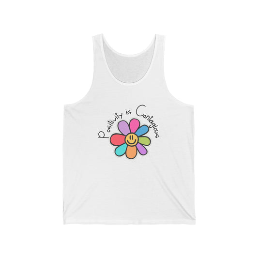 Positivity Is Contagious Ultimate Comfort Styled Unisex Tank Top