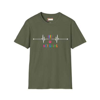 Badminton Game Day Graphic Comfort Unisex T-shirt