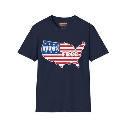 1776 percent Free,  July 4th Ultimate Comfort Unisex T-shirt