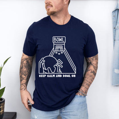 Retro Bowling Champion Bowling King Graphic Comfort Unisex T-shirt