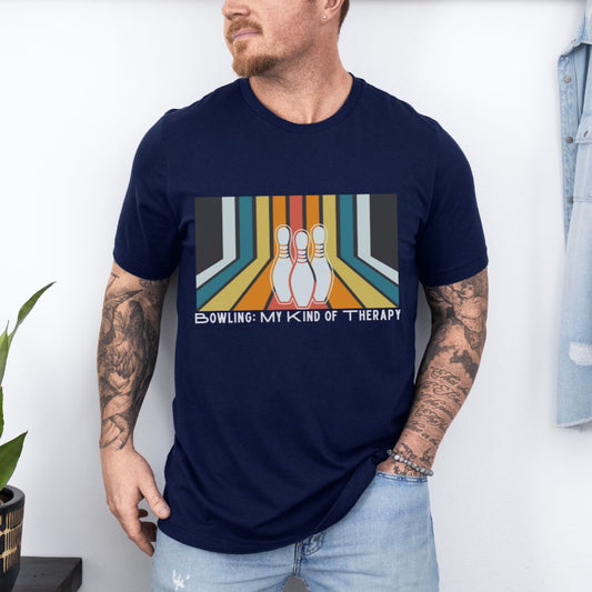 Retro Bowling Champion Bowling King Graphic Comfort Unisex T-shirt