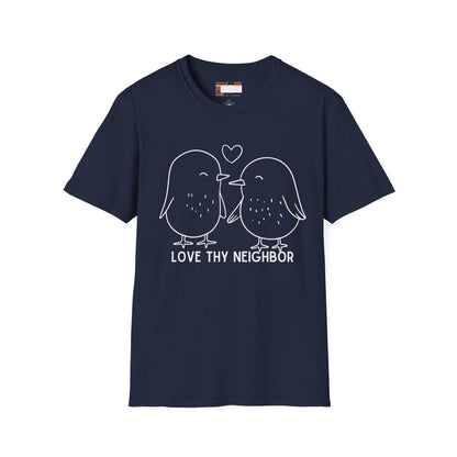 Graphic Christian Bible Gospel Unisex Comfort T-shirt, Christian Love Thy Neighbor Tees
