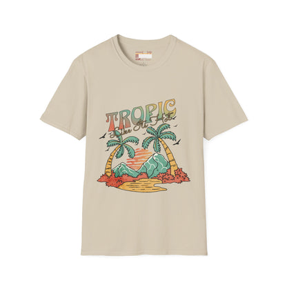 Graphic Summer Vibes Beach Hair Comfort Styled T-shirts