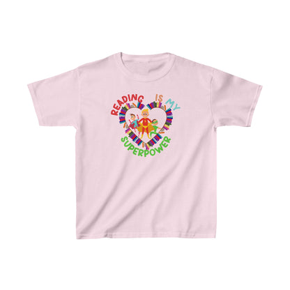 Unisex Kids Reading Is My Superpower Ultimate Comfort T-Shirts