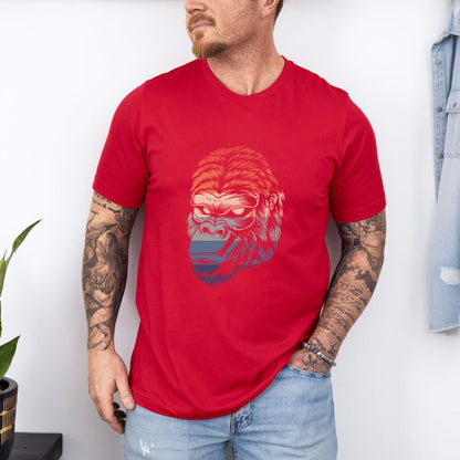 Minimalist Graphic Designed Ultimate Comfort Unisex Gorilla T-shirt