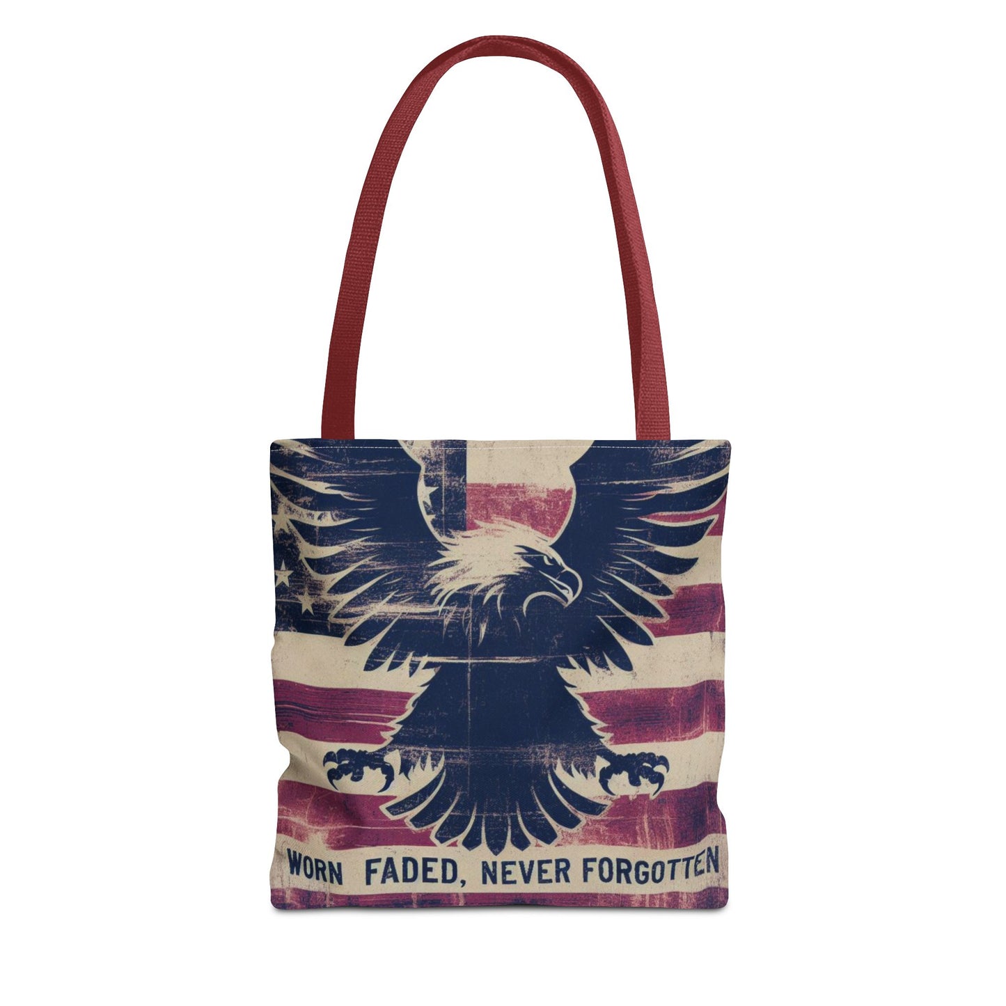 Patriotic American Flag Style Tote Bag