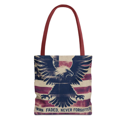 Patriotic American Flag Style Tote Bag