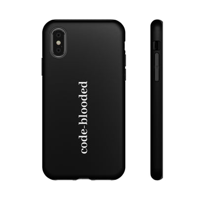 Code Blooded (Technology Programmers) iPhone Case