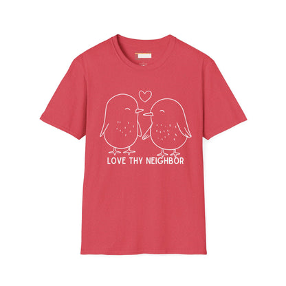 Graphic Christian Bible Gospel Unisex Comfort T-shirt, Christian Love Thy Neighbor Tees