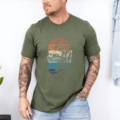 Minimalist Graphic Designed Ultimate Comfort Unisex Gorilla T-shirt
