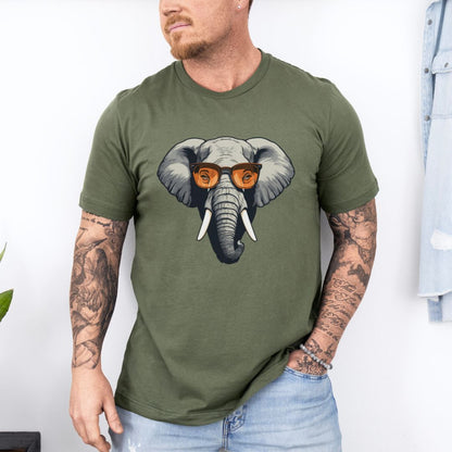 Minimalist Graphic Designed Ultimate Comfort Unisex Elephant T-shirt