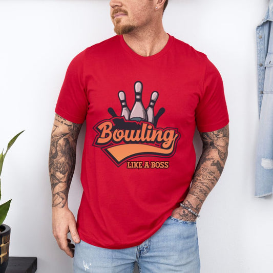 Retro Bowling Champion Bowling King Graphic Comfort Unisex T-shirt