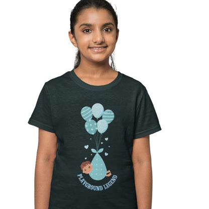 Designed Kids Playground Legend Graphic Print T-shirts