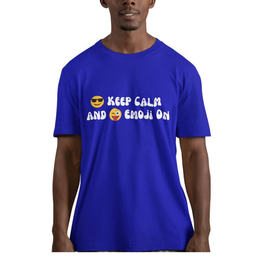Graphic Emojis Designed Comfort Styled Minimalist T-shirts