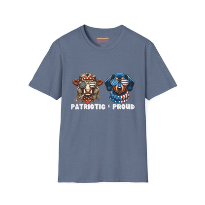 Patriotic and Proud Ultimate Comfort Unisex Independent day July 4th T-shirt