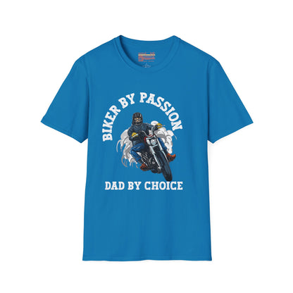 Biker By Passion Dad Ultimate Comfort Unisex Fathers Day T-shirt