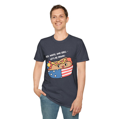 Red, White And Grill-Lets Be Frank. July 4th Ultimate Comfort Unisex T-shirt