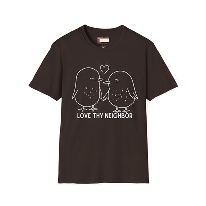Graphic Christian Bible Gospel Unisex Comfort T-shirt, Christian Love Thy Neighbor Tees