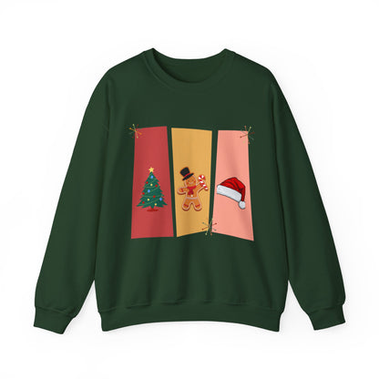 Graphic Designed Holiday Christmas Unisex Crewneck Sweatshirt