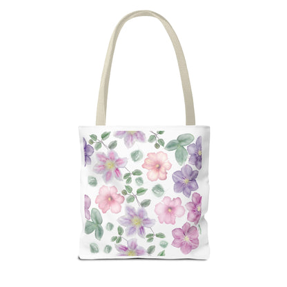 Summer Graphic Wild Flower Tote Bag