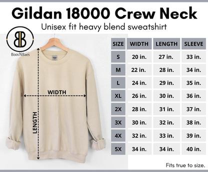 DTG adidas® Unisex Fleece Crewneck Stay Weird Stay Happy Sweatshirt