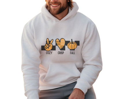 Unisex Hooded Graphic Holidays Sweatshirt, Cute Designed Hoodies for thanksgiving, Minimalist Hooded Holiday Sweatshirts