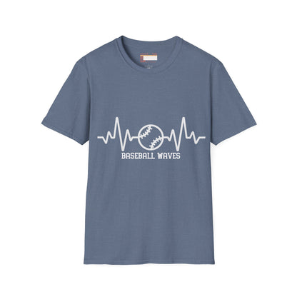 Graphic Baseball Waves Baseball Fan Unisex Comfort T-shirt