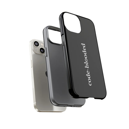 Code Blooded (Technology Programmers) iPhone Case