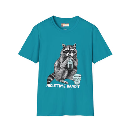 Graphic Designed Minimalist Racoon the Bandit Unisex Comfort Styled T-shirts