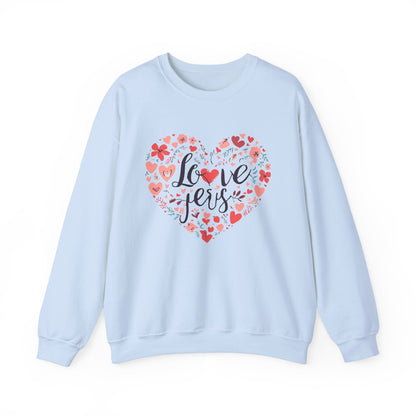 Graphic Designed Unisex Love Jesus Gospel Sweatshirt