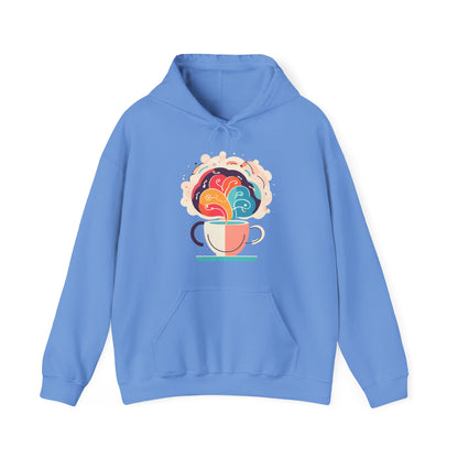 Unisex Heavy Blend Hooded Coffee Genuis Hoodie
