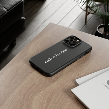 Code Blooded (Technology Programmers) iPhone Case