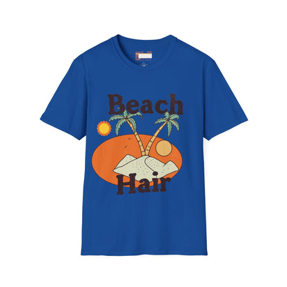 Graphic Summer Vibes Beach Hair Comfort Styled T-shirts