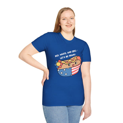 Red, White And Grill-Lets Be Frank. July 4th Ultimate Comfort Unisex T-shirt