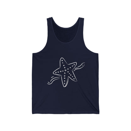 Starfish Beach Lovers Ultimate Comfort Styled Funny Unisex Summer Tank Top