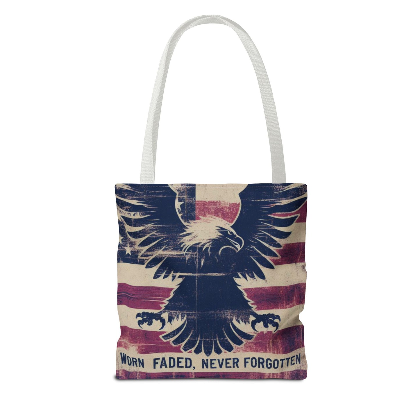 Patriotic American Flag Style Tote Bag