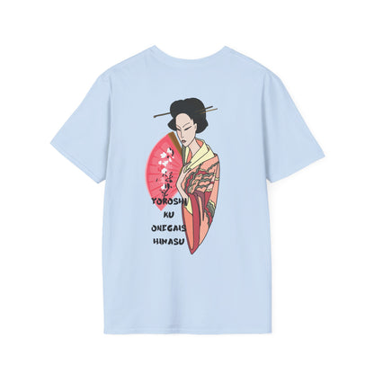 Japanese Lady Designed Graphic Ultimate Comfort Styled Unisex T-shirt