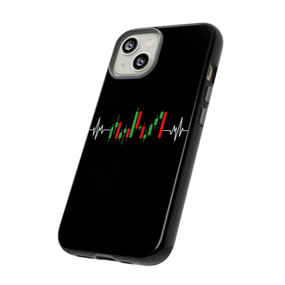 Bearish And Bullish Chart Candles (Stock Market) iPhone Case