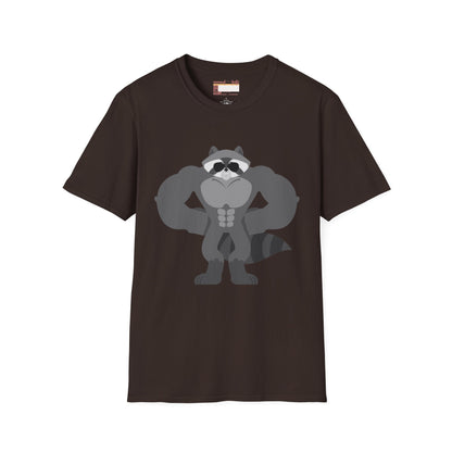 Graphic Designed Minimalist Racoon Unisex Comfort Styled T-shirts