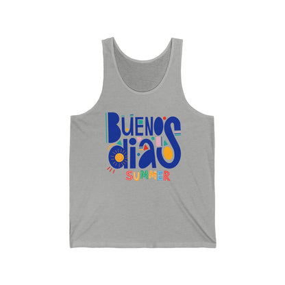 Buenos Dias Summer Ultimate Comfort Styled Unisex Tank Top